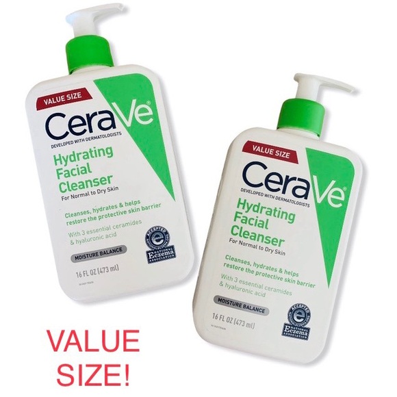 cerave hydrating cleanser value size